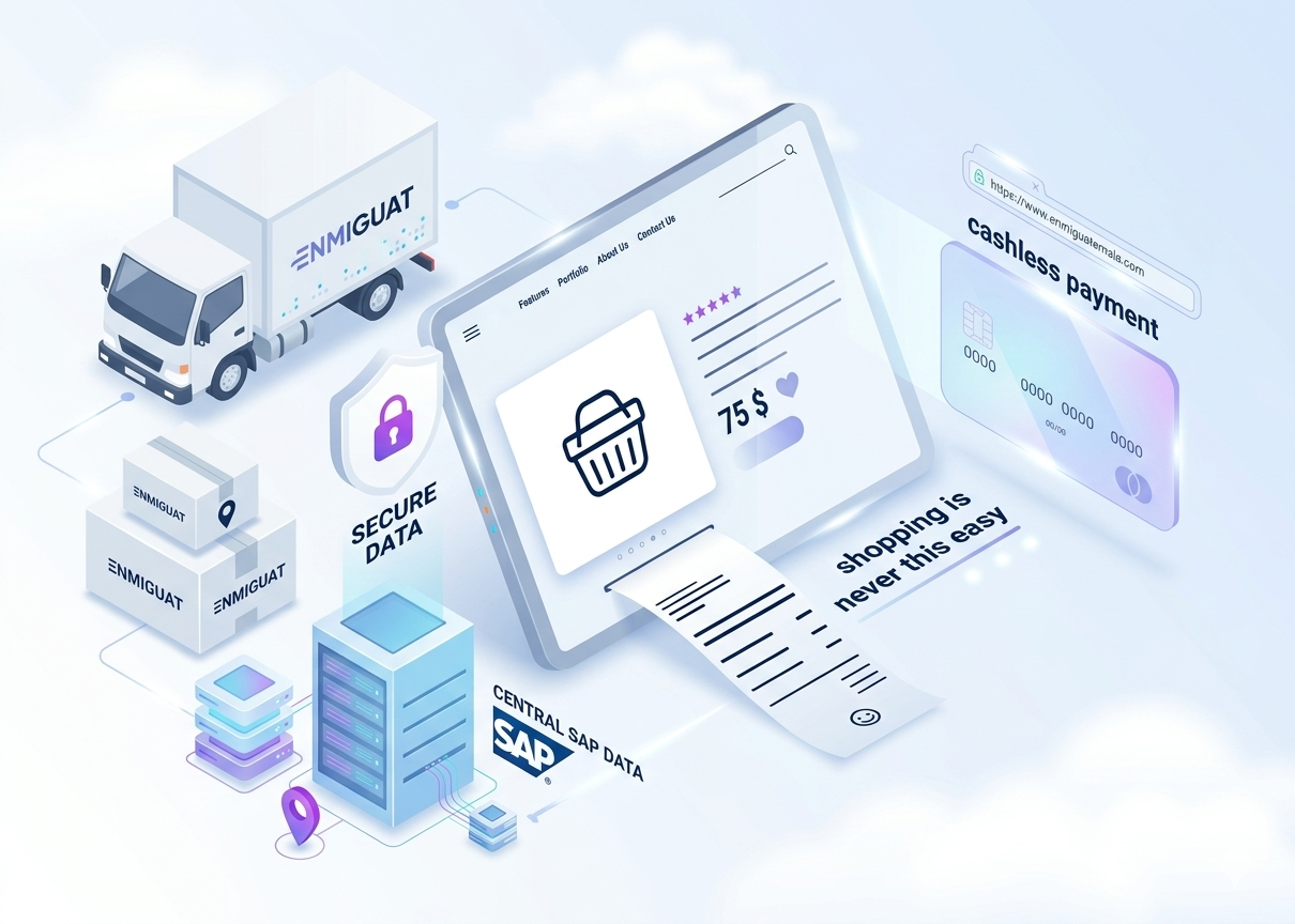 Monitor con sistema POS en modulo de cotizaciones y pedidos