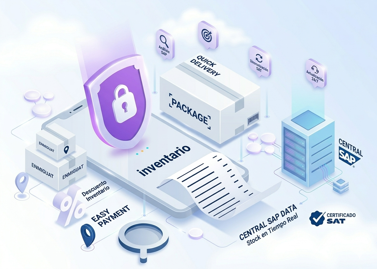 Monitor con sistema POS en modulo de gestión de inventario