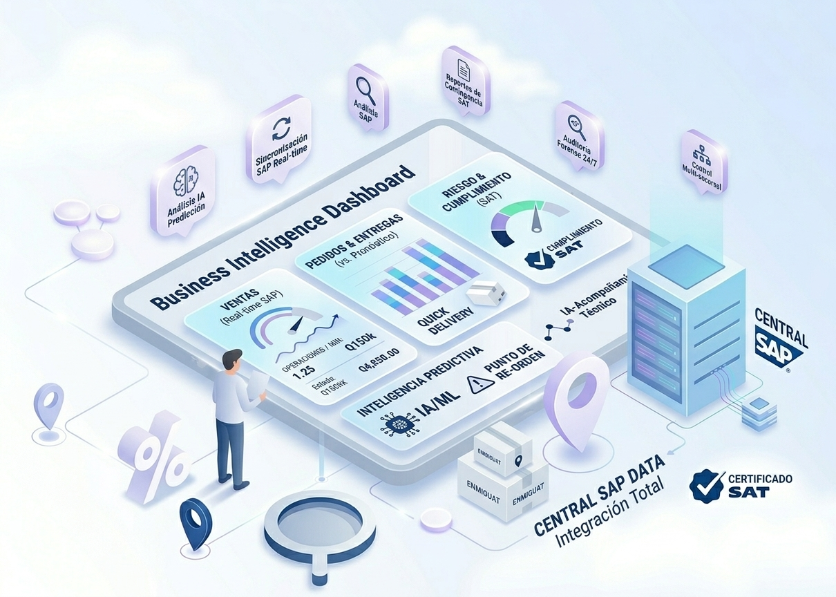 Monitor con sistema POS en modulo de reportes inteligentes